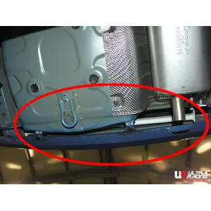 Ultra Racing 2-Point Rear Torsion Bar (3260) Chevrolet Spark (M400) 1.0 2WD FL 16-19