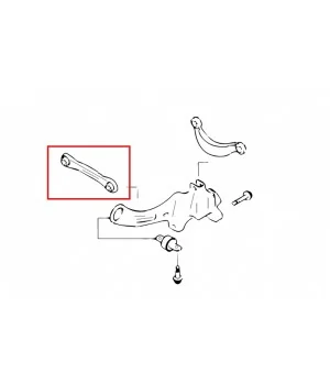 Toe Control Arm posteriore Hardrace 6410-S Ford, Mazda, Volvo - 