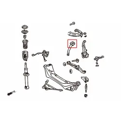Boccola tirante anteriore Hardrace 6417 Lexus IS, Toyota Altezza, Crown, Mark II - 