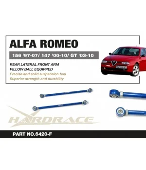 Hardrace 6420-F Rear Lateral Front Arm Alfa Romeo 147, 156, GT - 