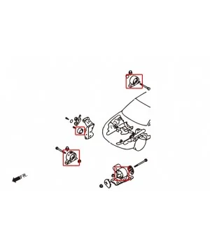 Hardrace 6447 Reinforced Mount Bush Mitsubishi Lancer evolution - 