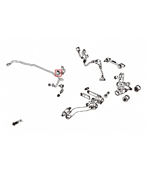 Hardrace 6473 Rear Stabilizer Bushing Honda Civic - 