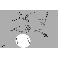 Hardrace 6477 Asta di trazione posteriore Lexus GS, SC, Toyota Soarer, Supra - 