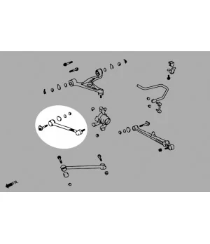 Hardrace 6478 agg. Toe Control Arm posteriore Lexus GS, SC, Toyota Soarer - 