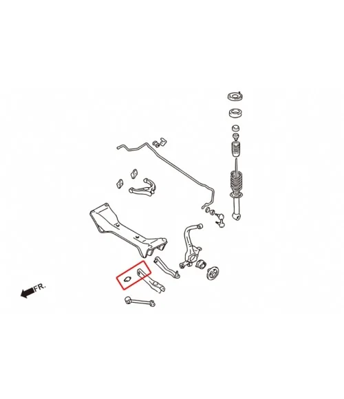 Boccola braccio inferiore posteriore Hardrace 6545 Mitsubishi Eclipse, Galant - 