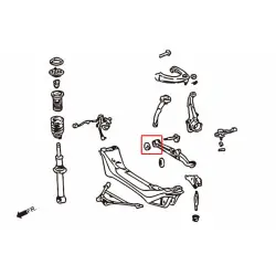 Boccola braccio inferiore anteriore Hardrace 6546-B Lexus IS, Toyota Altezza - 