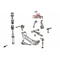 Hardrace 6547 Front Upper Arm Bushing Lexus IS, Toyota Altezza - 