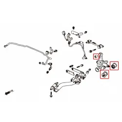 Boccola fuso a snodo posteriore Hardrace 6593 Honda - 