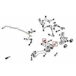 Boccola braccio inferiore posteriore Hardrace 6594 Honda - 