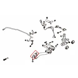 Boccola del braccio oscillante posteriore Hardrace 6595 Honda - 