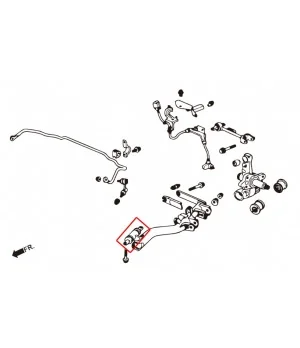 Hardrace 6595 Rear Trailing Arm Bushing Honda - 