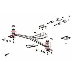 Boccola del braccio di supporto superiore posteriore Hardrace 6598 Subaru Forester, Impreza - 