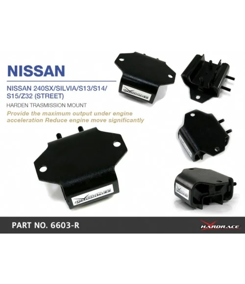 Hardrace 6603-R Harden Transmission Mount Infiniti Q45, Nissan 240SX, Z-series - 