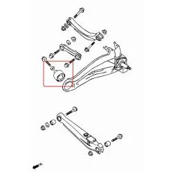 Hardrace 6605 Rear Trailing Arm Bushing Mitsubishi Lancer mirage - 
