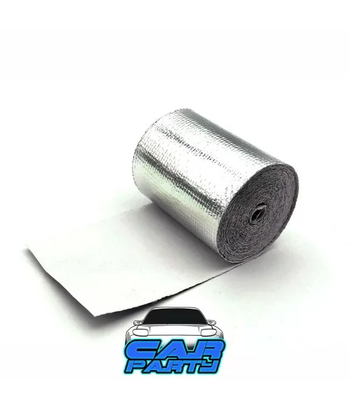 Heat shield insulation tape adhesive 5m x 50mm SILVER - 