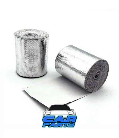 Heat shield insulation tape adhesive 5m x 50mm SILVER - 