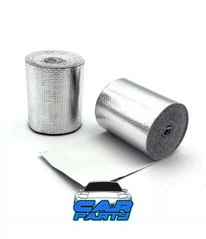Heat shield insulation tape adhesive 5m x 50mm SILVER - 