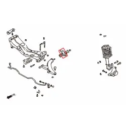 Boccola braccio inferiore anteriore Hardrace 6637 Subaru Forester - 