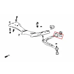 Boccola braccio inferiore anteriore Hardrace 6643 Bmw Serie 3 - 