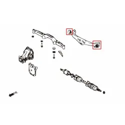 Hardrace 6660 Rear Diff Support Arm Bush Mitsubishi Lancer evolution - 