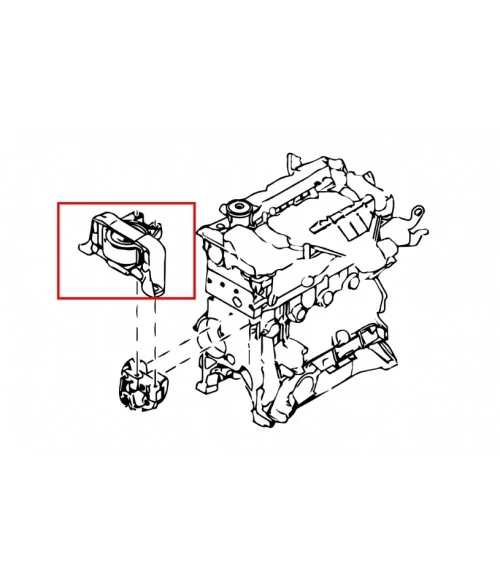 Hardrace 6663 Harden Engine Mount Ford Focus, Mazda 3, 5 - 