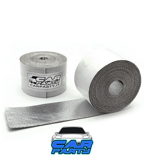Heat shield insulation tape adhesive racing 5m x 50mm SILVER