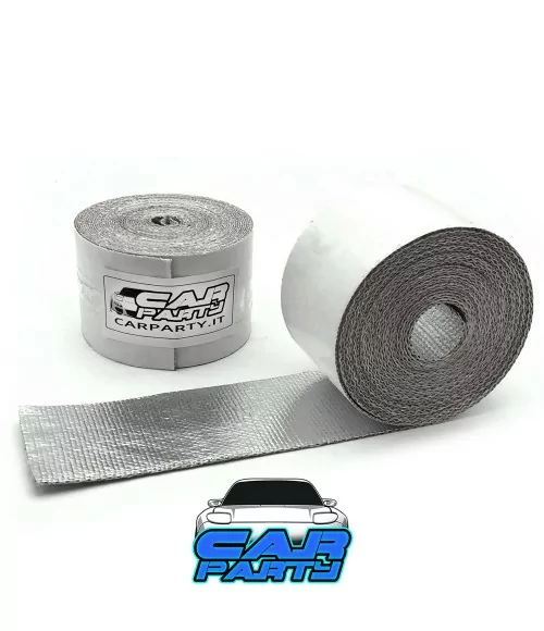 Heat shield insulation tape adhesive racing for cars SILVER - 
