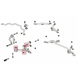 Boccola braccio inferiore anteriore Hardrace 6686 Honda Accord - 