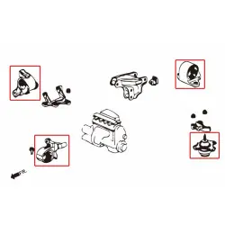 Hardrace 6692 Harden Engine Mount Honda Civic - 