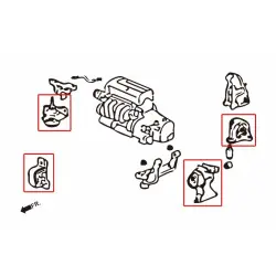 Hardrace 6693 Harden Engine Mount - 