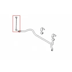 Barra stabilizzatrice anteriore rinforzata Hardrace 6709 Ford Focus, Mazda 3, 5, Volvo V40 - 