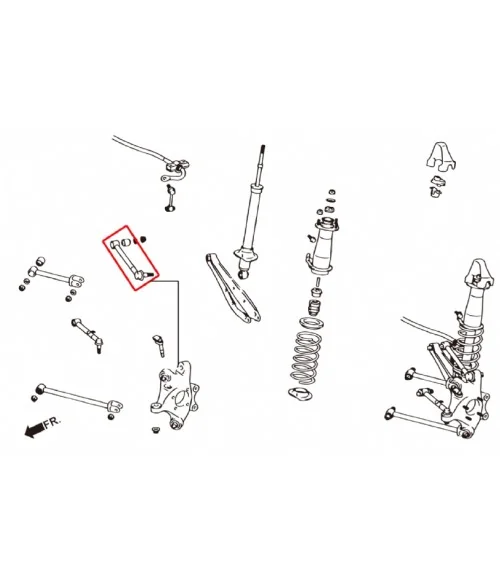 Hardrace 6712 Rear Upper Camber Kit Lexus, Toyota - 