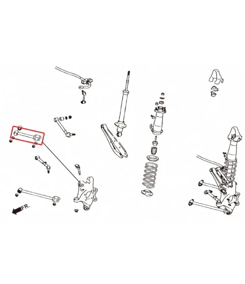 Hardrace 6715 Rear Upper Arm Adjustable Lexus, Toyota - 