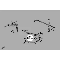 Hardrace 6724 Rear Toe Control Arm Honda Accord - 