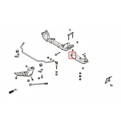 Boccola del braccio di controllo inferiore anteriore Hardrace 6734 Nissan 240SX, Cefiro - 