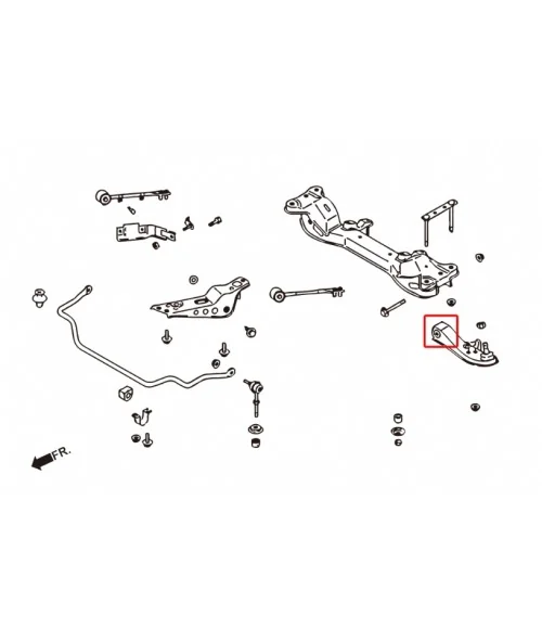 Hardrace 6735 Front Lower Control Arm Bushing Nissan 240SX, Skyline, Z-series - 