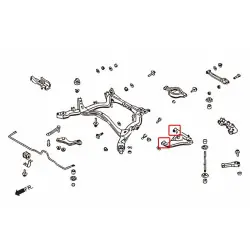 Boccola braccio oscillante inferiore posteriore Hardrace 6739 Nissan 240SX, Skyline, serie Z - 