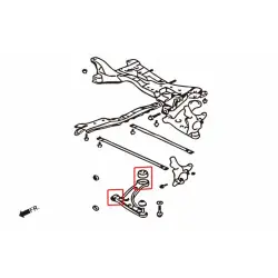 Hardrace 6746 Front Lower Arm Bushing Mitsubishi Lancer evolution - 