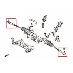 Hardrace 6761 Rc Tie Rod End Scion, Subaru, Toyota - 