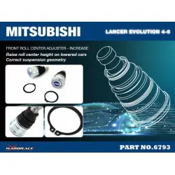 Hardrace 6793 Regolatore del centro di rollio anteriore Mitsubishi Lancer evolution - 