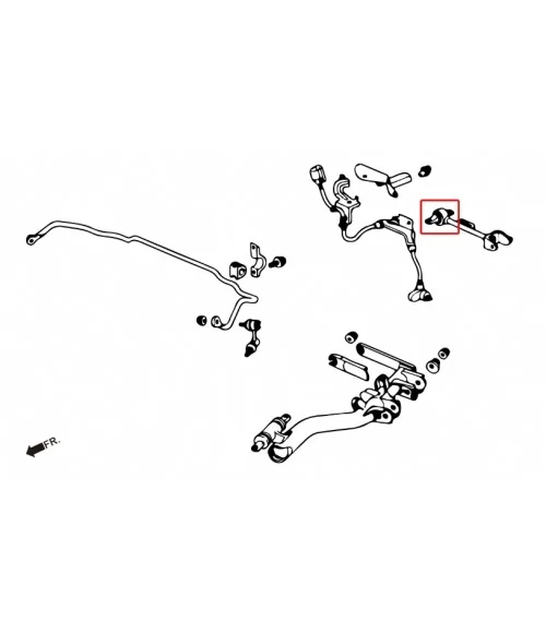 Hardrace 6806 Rear Upper Arm Bushing Honda Civic, Integra, RSX - 