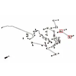 Hardrace 6813 Boccola braccio inferiore posteriore posteriore Honda Accord - 