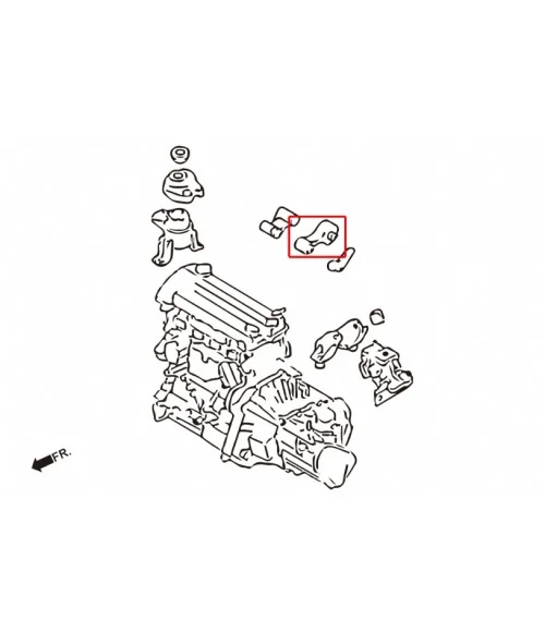 Hardrace 6821-R Harden Enging Mount Mazda 6 - 