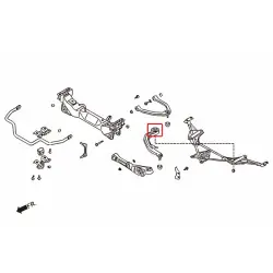 Hardrace 6823 Front Tension Rod Bushing Infiniti G series, Nissan Skyline, Z-series - 