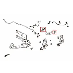 Boccola braccio superiore posteriore Hardrace 6829 Honda Civic - 