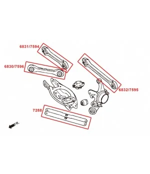Hardrace 6831 Rear Camber Kit Bmw 1 Series, 3 Series - 
