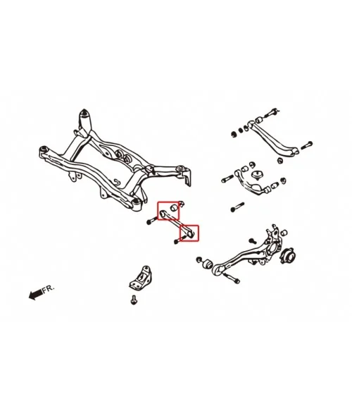 Hardrace 6842 Rear Front Lateral Arm Bushing Subaru Legacy/outback - 