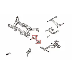 Boccola braccio laterale anteriore posteriore Hardrace 6842F Subaru Legacy/outback - 