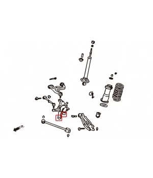 Hardrace 6858 Rear Knuckle Bushing Lexus, Toyota - 