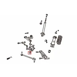 Boccola fuso a snodo posteriore Hardrace 6858-B Lexus, Toyota - 